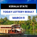 KERALA STATE TODAY LOTTERY RESULT