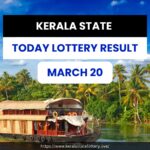 KERALA STATE TODAY LOTTERY RESULT